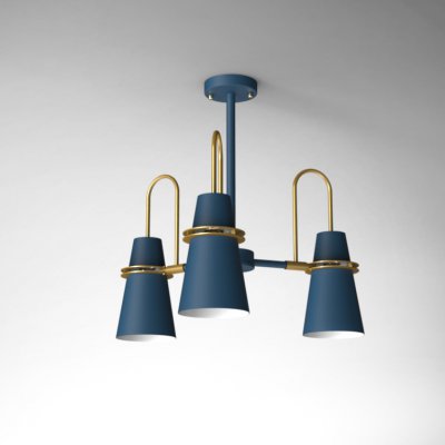 Люстра на штанге REINAR A D57 Blue ImperiumLoft 196741-26