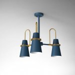 Люстра на штанге REINAR A D57 Blue ImperiumLoft 196741-26