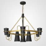 Подвесная люстра REINAR B D101 Black ImperiumLoft 196744-26