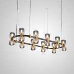 Подвесная люстра WENDEL L20 Grey ImperiumLoft 196755-23