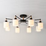 Люстра на штанге RICE D89 Black ImperiumLoft 196793-26