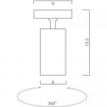 Светильник потолочный Divinare 1968/02 PL-1 GAVROCHE VOLTA