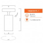 Точечный светильник Divinare 1968/04 PL-1 GAVROCHE