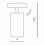 Светильник потолочный Divinare 1968/05 PL-1 GAVROCHE VOLTA