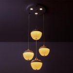 Подвесной светильник LED4U 1968-3+1 WH