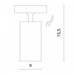 Светильник потолочный Divinare 1968/05 PL-1 GAVROCHE VOLTA