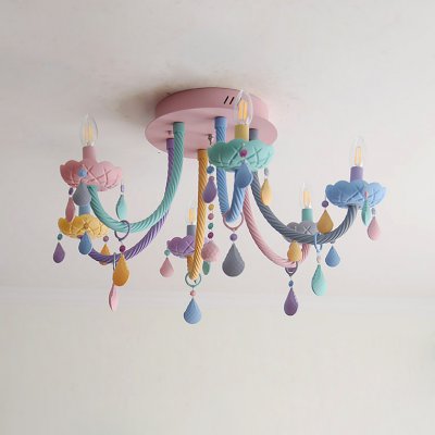 Потолочная люстра RAINBOW SHORT 6 lamps ImperiumLoft 196807-26