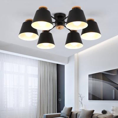 Люстра на штанге SCAD D80 Black ImperiumLoft 196821-26 Люстра на штанге SCAD D80 Black ImperiumLoft 196821-26