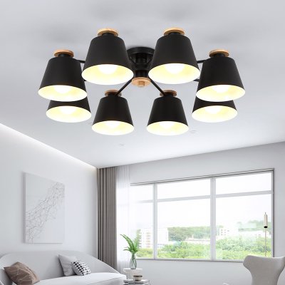 Люстра на штанге SCAD D88 Black ImperiumLoft 196822-26 Люстра на штанге SCAD D88 Black ImperiumLoft 196822-26