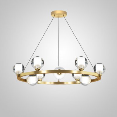 Подвесная люстра ILIANA CH D70 Brass ImperiumLoft 196879-23 Подвесная люстра ILIANA CH D70 Brass ImperiumLoft 196879-23