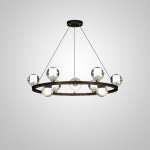 Подвесная люстра ILIANA CH D70 Brass Black ImperiumLoft 196880-23