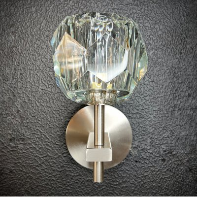 Бра RH Boule de Cristal Single Sconce Никель ImperiumLoft 196952-22