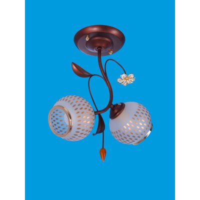 Потолочный светильник 1976/2RD WT+FGD Экономсвет