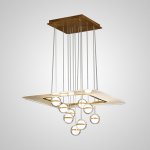 Подвесная люстра SVENDA L9 Square ImperiumLoft 197812-23