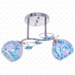 Люстра эконом Экономсвет 198HE/2CR BL