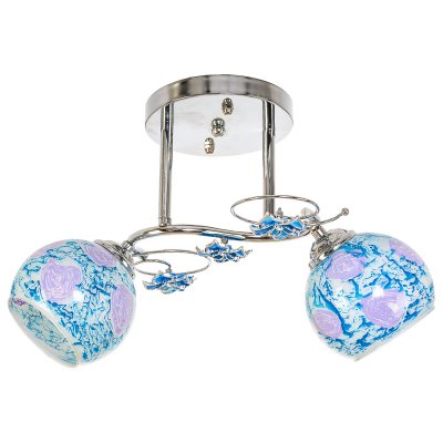 Люстра эконом Экономсвет 198HE/2CR BL