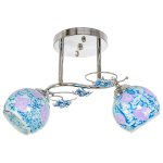 Люстра эконом Экономсвет 198HE/2CR BL