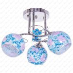 Люстра эконом Экономсвет 198HE/3CR BL