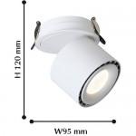 Врезной светильник  Favourite 1990-1U Ledel