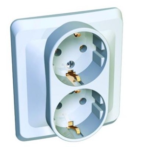 Lexel Этюд 2-ая розетка с заземлением белый (скр.устан.) (PC16-007b) Lexel Этюд 2-ая розетка с заземлением белый (скр.устан.) (PC16-007b)