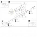 Светильник поворотный спот Eglo 93675 CORBERA