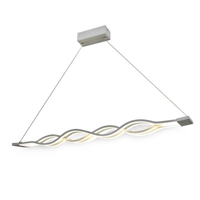 

Люстра Геометрия 2-1624-WH+YN LED