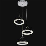 Люстра Геометрия 2-1631-3-CR+WH Y LED