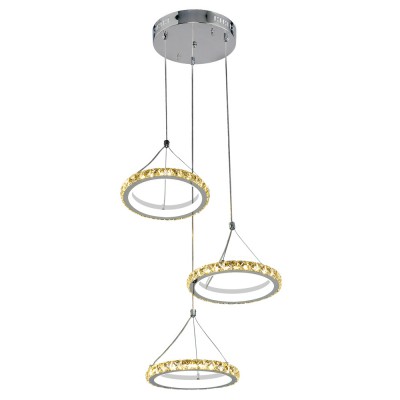 

Люстра Геометрия 2-1631-3-CR+WH Y LED