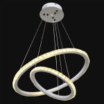 Люстра Геометрия 2-1636-2-WH Y LED