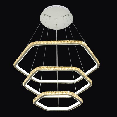 

Люстра Геометрия 2-1637-3-WH Y LED