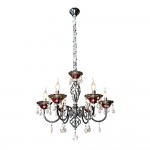 Чехол для люстры бархатный серого цвета 0,7м