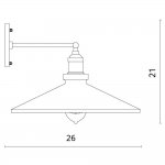 Светильник настенный Divinare 2000/04 AP-1 DELTA