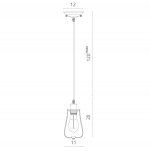 Светильник подвесной лофт Divinare 2001/01 SP-1 OFELIA