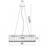 Светильник подвесной Divinare 2002/01 SP-9 PAOLA