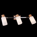 Светильник Eurosvet 20029/3 хром/светлое дерево