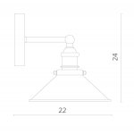 Светильник настенный Divinare 2003/01 AP-1 DELTA