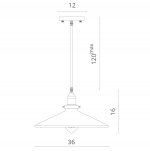 Светильник подвесной Divinare 2003/11 SP-1 DELTA