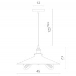 Светильник подвесной Divinare 2003/21 SP-3 DELTA