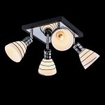 Светильник Eurosvet 20038/4 хром/венге