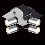 Светильник Eurosvet 20044/4 хром/черный