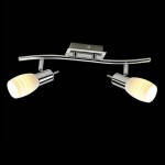 Eurosvet 20046/2 хром/белый