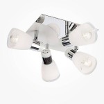 Eurosvet 20048/4 белый/хром