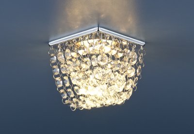 Светильник Elektrostandard 2009 MR16 хром/прозрачный Светильник Elektrostandard 2009 MR16 хром/прозрачный