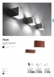 Светильник бра Ideal lux FLASH AP2 HIGH CORTEN (200927)