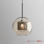 Подвесной светильник CATCH AMBER  Ball M D24 ImperiumLoft 200984-26