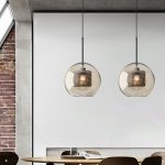 Подвесной светильник CATCH AMBER  Ball M D24 ImperiumLoft 200984-26