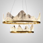 Подвесная люстра REGINA D80 D50 Brass ImperiumLoft 201051-23