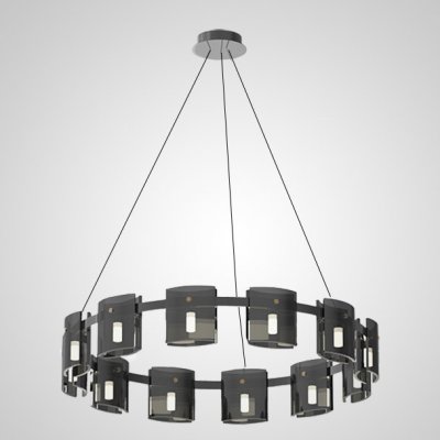 Подвесная люстра JANICE D100 Black Grey ImperiumLoft 201057-23