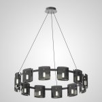 Подвесная люстра JANICE D100 Black Grey ImperiumLoft 201057-23