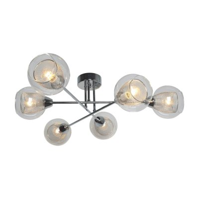 Люстра в стиле модерн 20106/6CR CL+CR Экономсвет